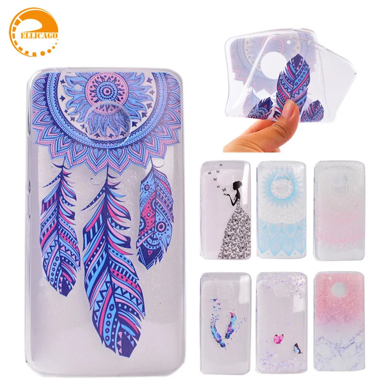 

Coque for Motorola Moto G5 Cases Transparent Fashion Painted Silicone Back Cover for Fundas Moto G 5 Plus Soft TPU Phone Case