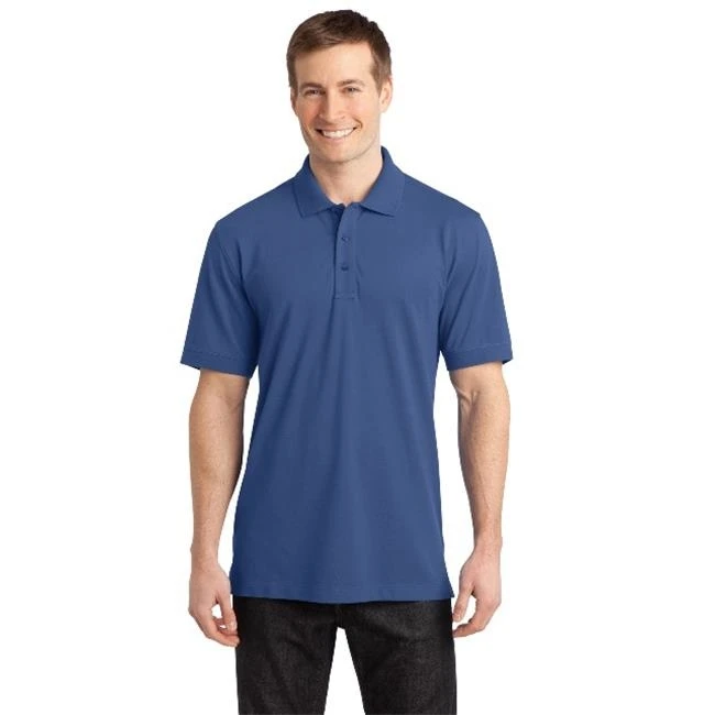 Port Authority K555 Stretch Pique Polo T-Shirt Moonlight Blue - Medium