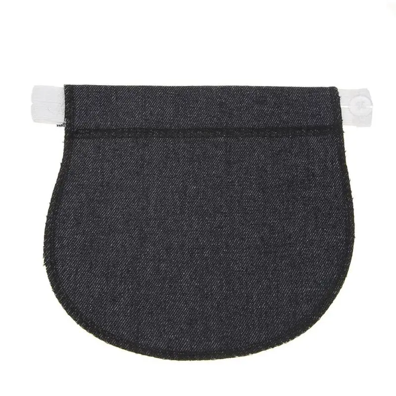 Пояс для беременных мягкий пояс для мамы регулируемые эластичные брюки для беременных женщин Удлиняющая Кнопка расширения талии свободный пояс для брюк - Цвет: Dark blue