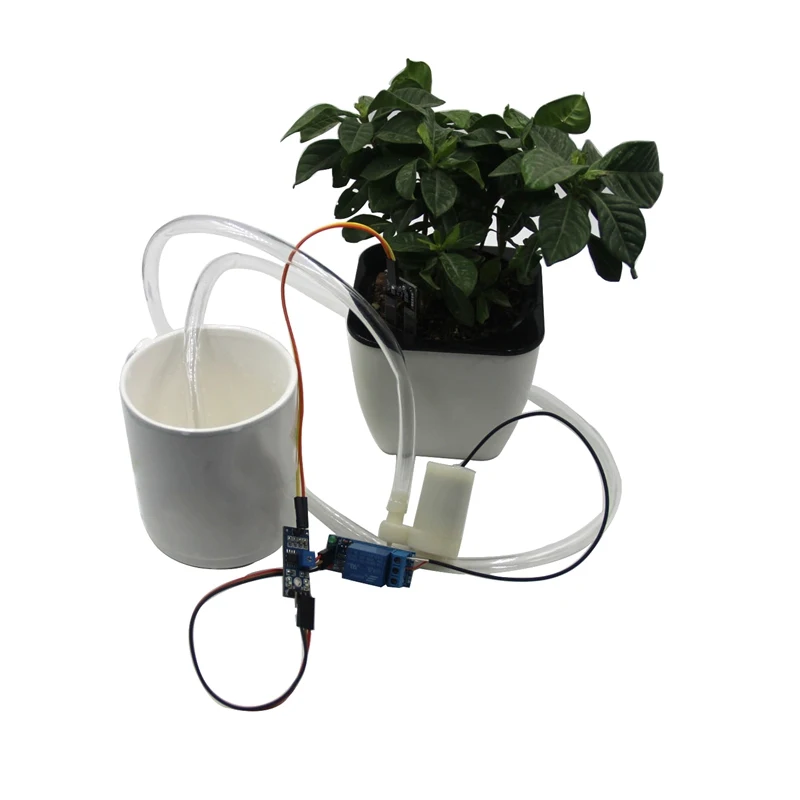 Абсолютно автоматический оросительный модуль DIY Kit детектор влажности почвы автоматическая водяная откачка