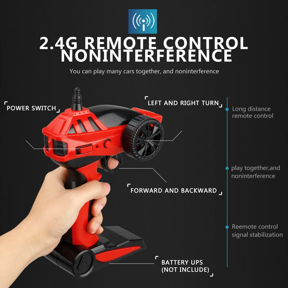 Eboyu (TM) SDL 2017A-6 4CH DIY строительный кирпич блок автомобиля 5 в 1 DIY rc-офф-роуд автомобиля Высокое Скорость rc автомобиль развивающие игрушки