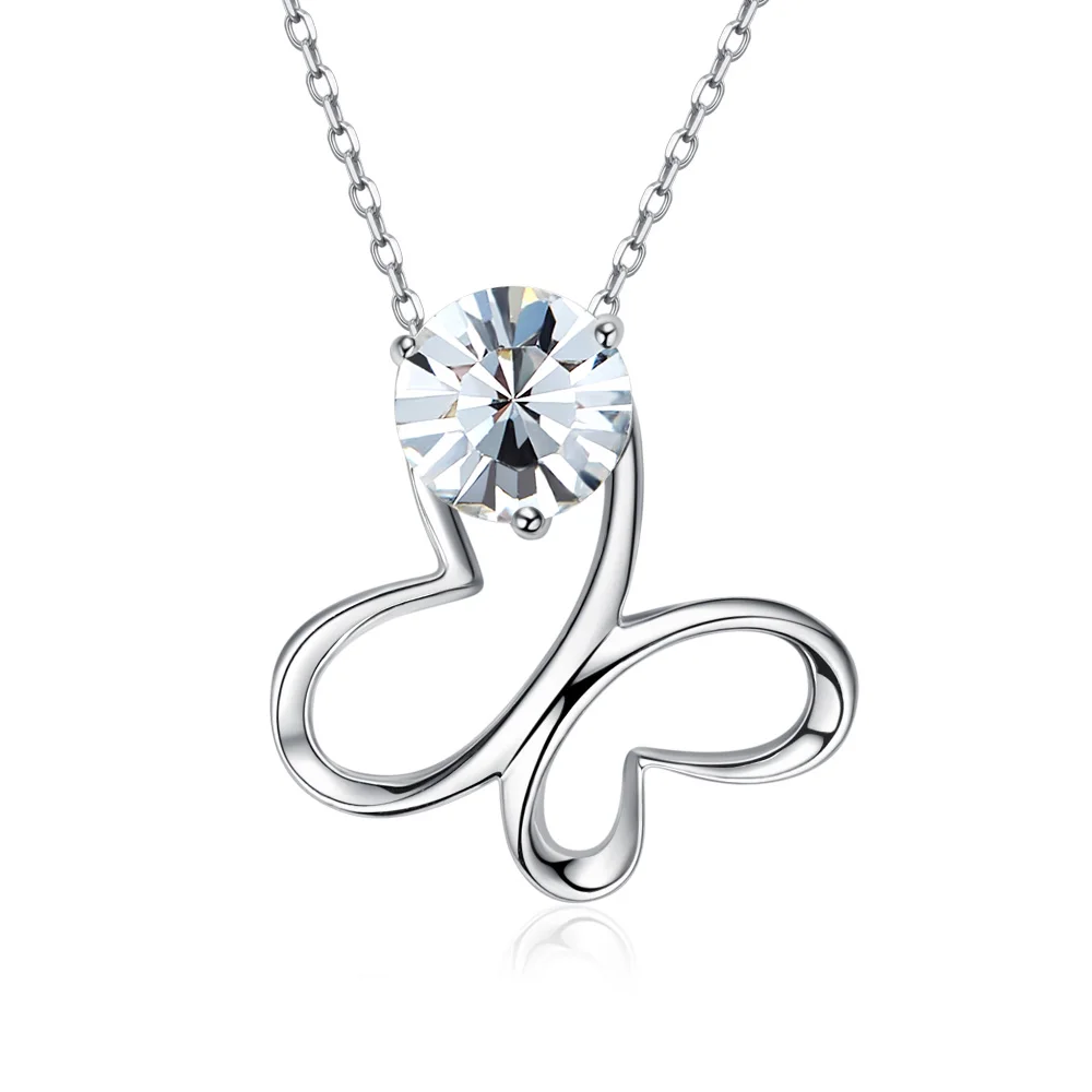 

Heezen Shining Butterfly Shaped Necklaces & Pendants Austalian Rhinestone Paved Crystal Pendants Women Necklace Bijoux Gifts New