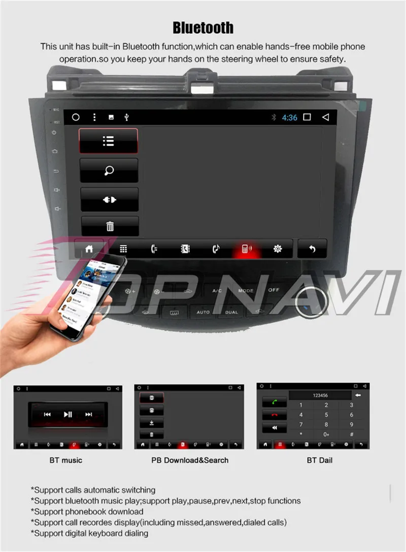  2 din For Honda Accord 2006