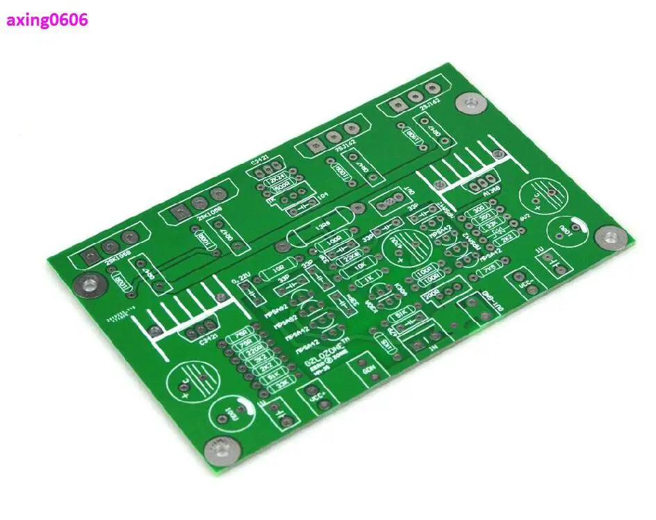 Одна пара HM3S высокое смещение класса AB Усилитель голый PCB база на GOLDMUND GM29 120 Вт* 2