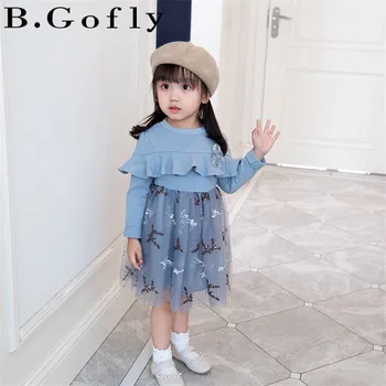 

Clothes Clothing Long Sleeve Sweater Shirt Spring Prinncess Children Toddler Kids Girl Fashion Girl Sweatshirt Dress