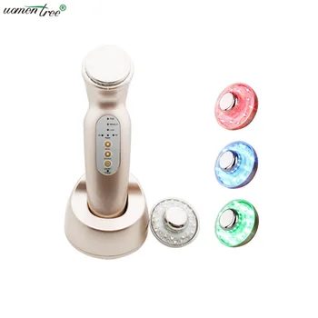 

2 Changeable Heads 1mzh & 3 mhz Ultrasonic Face Body Slim Beauty Device Facial Cleaning Photon Rejuvenation Skin Care Machine