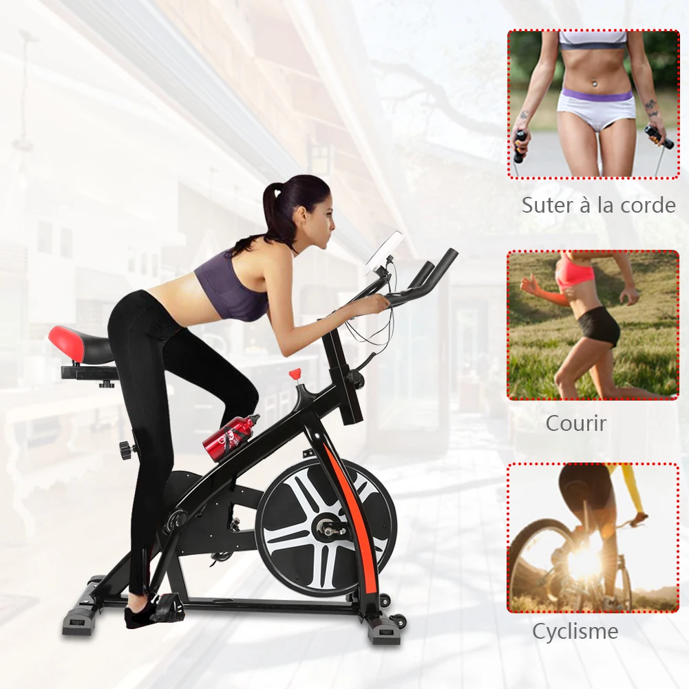 

Spinning Bicycle Home Fitness Bicycle Indoor Fitness Equipment Ultra-quiet Exercise Bike 8KG Flywheel 120Kg Bearing HWC