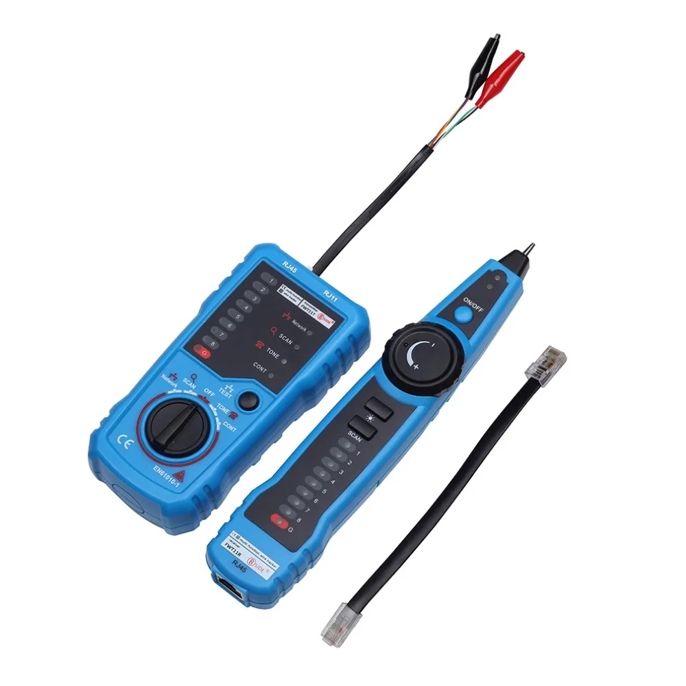 عالية الجودة RJ11 RJ45 Cat5 Cat6 سلك الهاتف الراسم المقتفي الحبر شبكة إيثرنت محلية كابل اختبار كاشف خط مكتشف