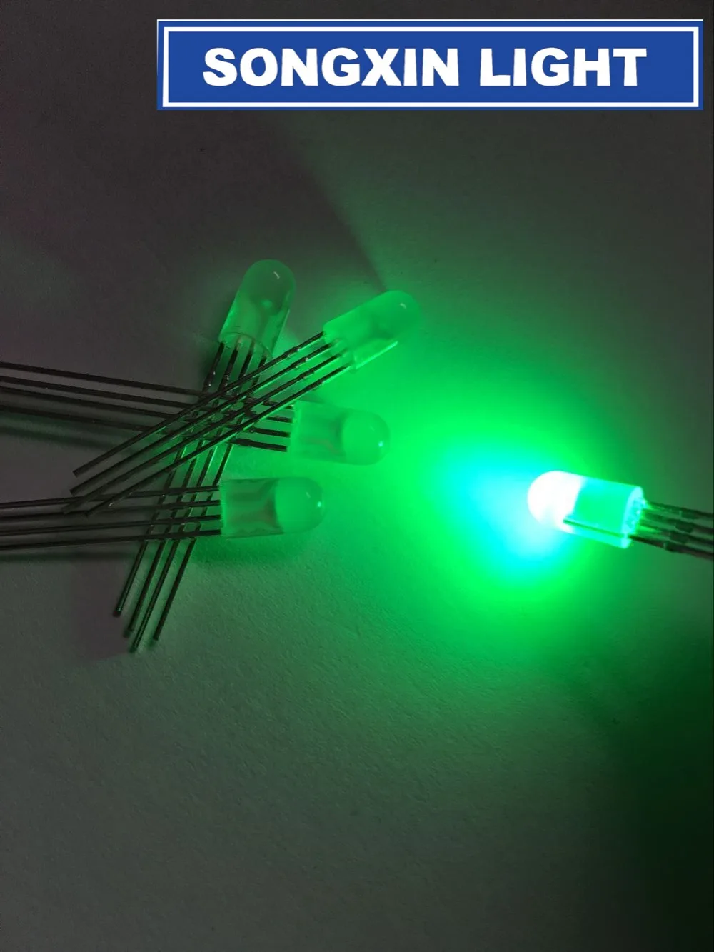 50 шт. 5 мм RGB светодиодный общий анод/катод диффузные прозрачные трехцветные диоды