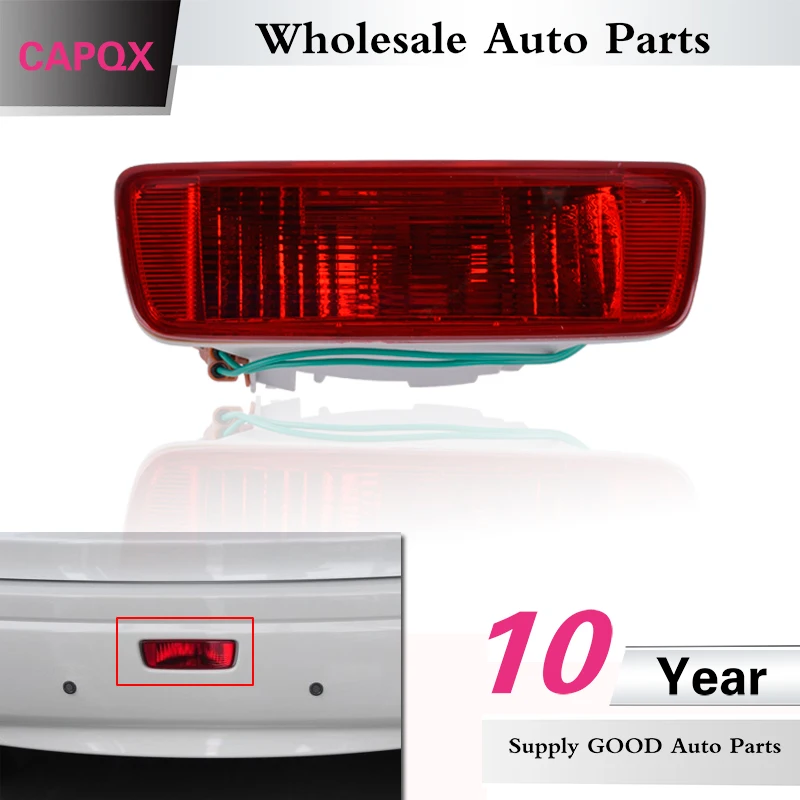 

CAPQX Middle Rear reflector Brake light For Mitsubishi ASX RVR Outlander Sport Rear bump Reversing fog lamp light rear foglight