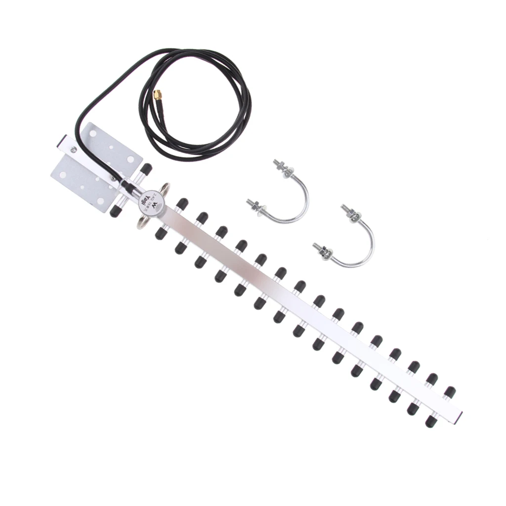 2 4G 25dBi 16 элементов Направленная антенна Yagi RP SMA разъем 1 8: (макс.) шт. WLAN