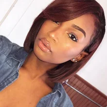 Sleek Bob Lace Front Wigs Brazilian Lace Front Human Hair Wigs For Women Human Wigs With Bangs Ombre Short Bob Wig Free Shipping Sleek Bob Lace Front Wigs Brazilian Lace Front Human Hair Wigs For Women Human Wigs With Bangs Ombre Short Bob Wig Free Shipping