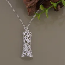 Высокое качество серебряные ювелирные изделия цепи ожерелье кулон WN-1297