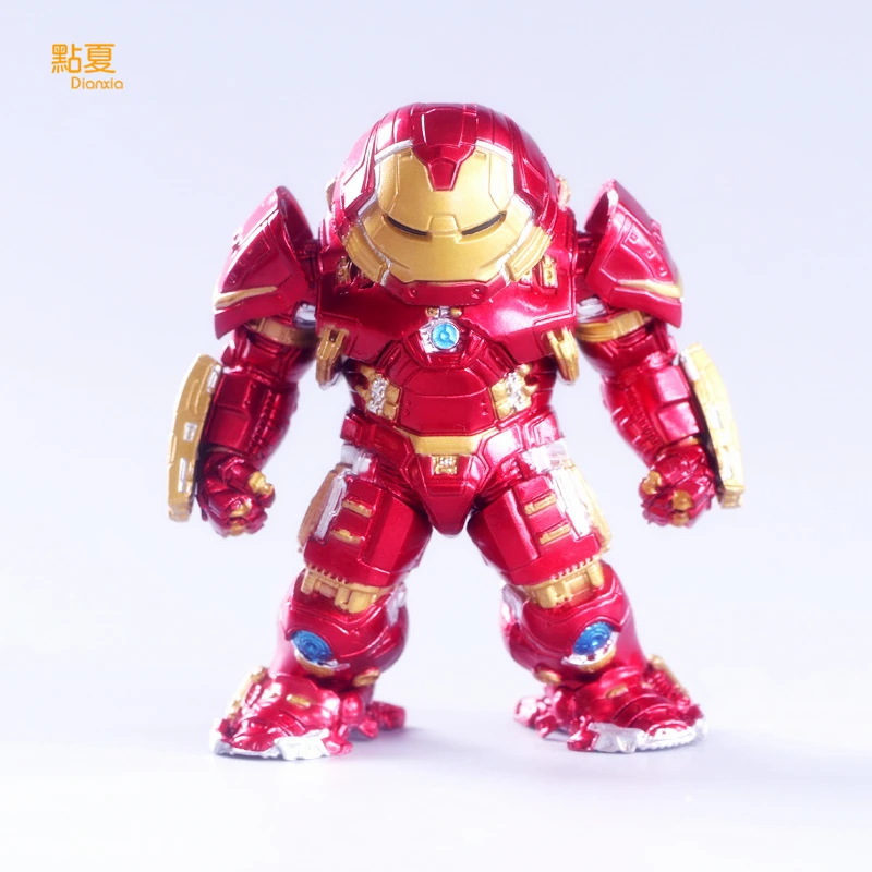 

DIANXIA 9CM Anime Avenger Surper Hero Iron Man HULKBUSTER Action Figure Toys For Children Collection Desktop Decoration DX048