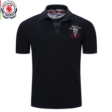Fredd Marshall, новая мужская одежда,, Однотонная рубашка поло с коротким рукавом, повседневная, дышащая, для клуба, поло, Homme, с вышивкой, рубашка поло, FM034