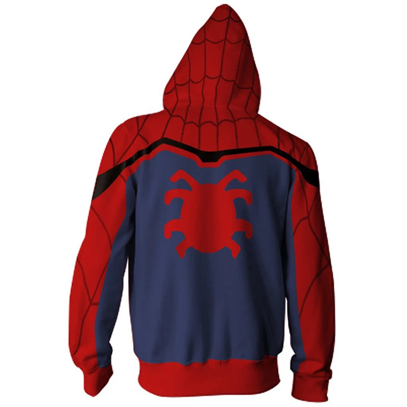 Пуловер с капюшоном с супергероями «мстители», «Человек-паук», «Капитан Америка», «Дэдпул», «Человек-паук», Повседневная Толстовка, худи, верхняя одежда