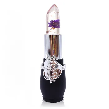 

Beauty Bright Flower Crystal Jelly Lipstick Magic Temperature Change Color Lip Balm Makeup 5.25
