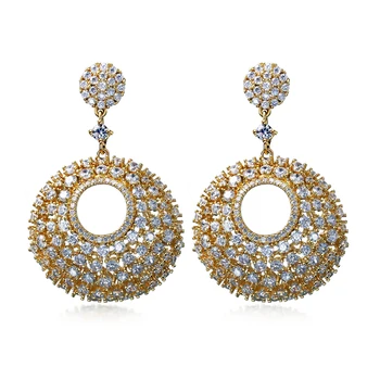 

Women Drop Earrings cubic zirconia Earring bridal earrings Classic style fashion jewelry High quality Free shipment