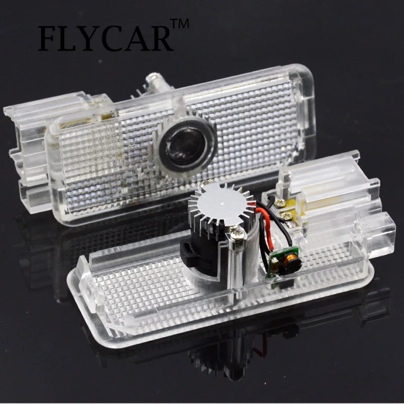 FLYCAR LED شبح الظل العارض الباب مرحبا مصباح LED باب السيارة أضواء الليزر شعار لبيجو 508 408 407 5008 607 806 807