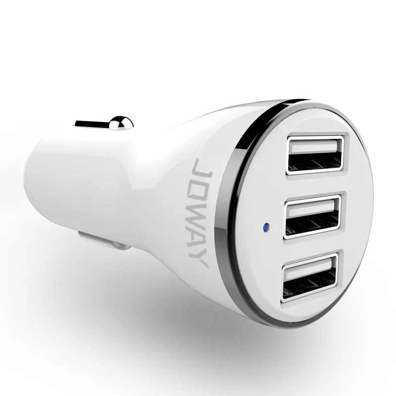 Joway JC18 سيارة شاحن 3.4a ماكس (حقيقية) 3 إخراج usb تهمة سريع ل فون 6 ثانية 6 زائد لسامسونج s5 s4 s3 الهواتف النقالة وأقراص