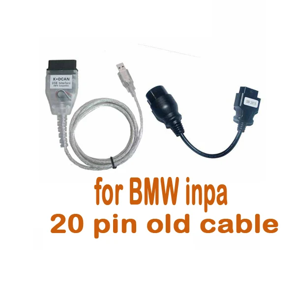 DHL или FedEx 100 шт для BMW INPA k+ can K+ DCAN USB интерфейс с 20pin кабелем