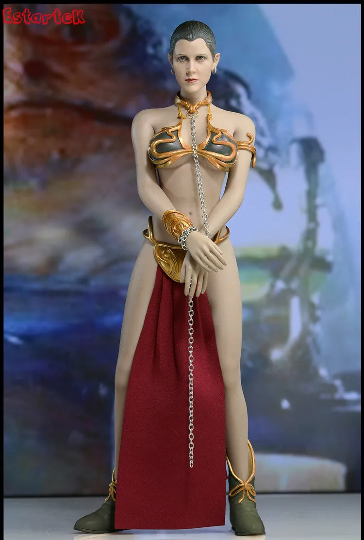 

Estartek ACPLAY ATX015 1/6th Scale Star Wars Princess Leia Slave Leia Head and Costume for 12" Collectible Action Figure DIY