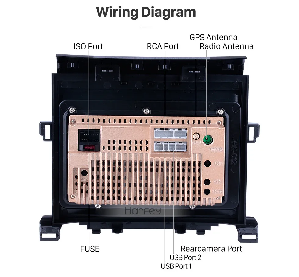 Sale Harfey 2Din Android 8.1 For Toyota Vellfire ANH20 Ford Focus Exi AT 2004-2011 Multimedia radio player GPS NAVIGATION 24