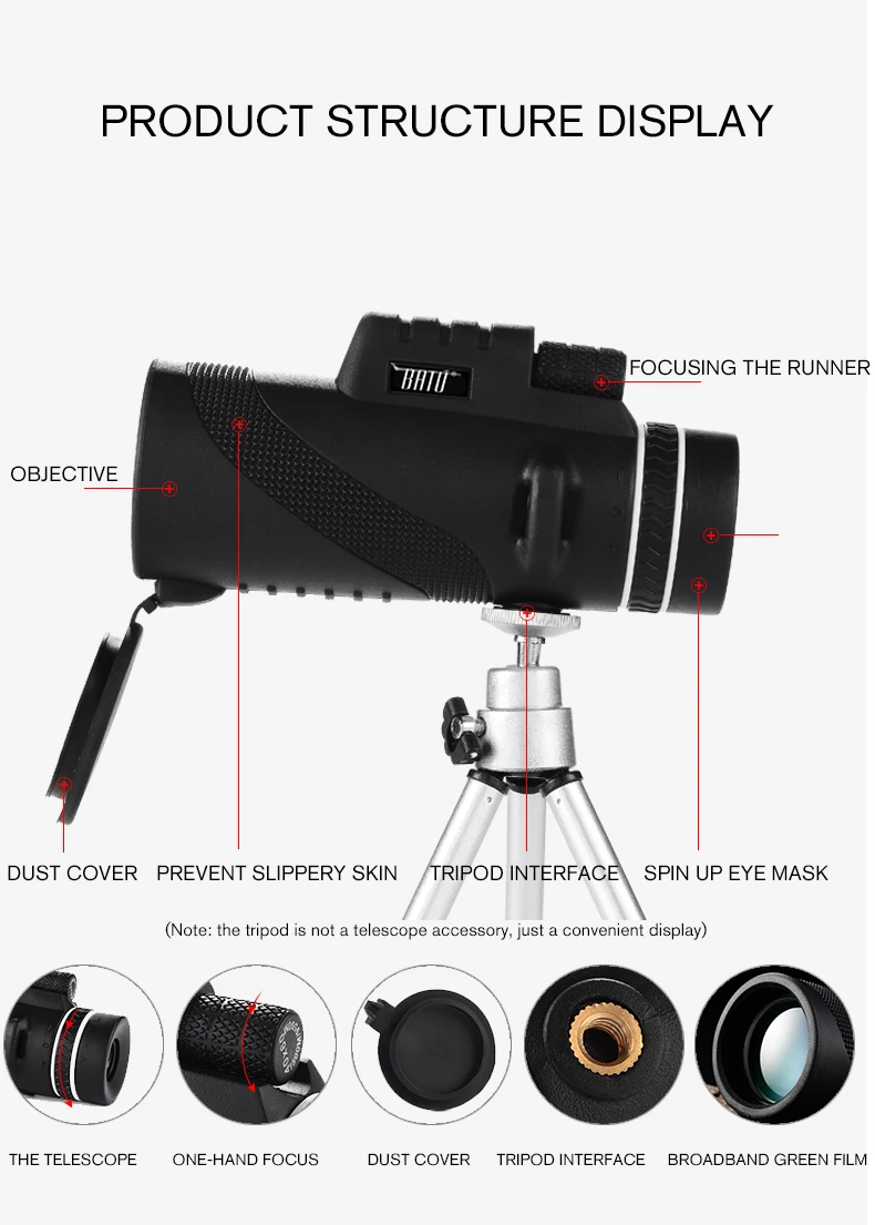 descriptions of BT0005 monoculars 05