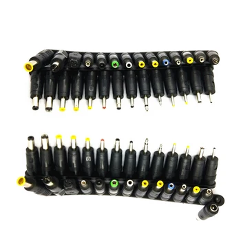 

31Pcs Universal Laptop DC Power Supply Adapter Connector Plug AC DC Jack Charger Adapter