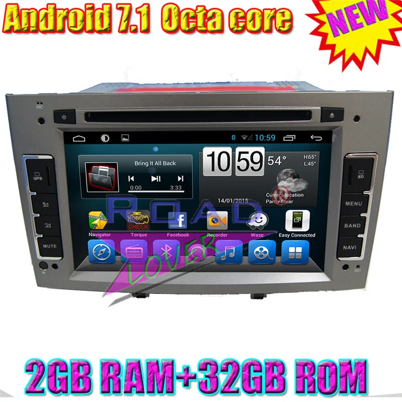 Topnavi Octa core 2 г+ 32 ГБ Android 7.1 автомагнитолы dvd-плеер аудио для Peugeot 308 408 стерео GPS Авто навигация Радио Wi-Fi