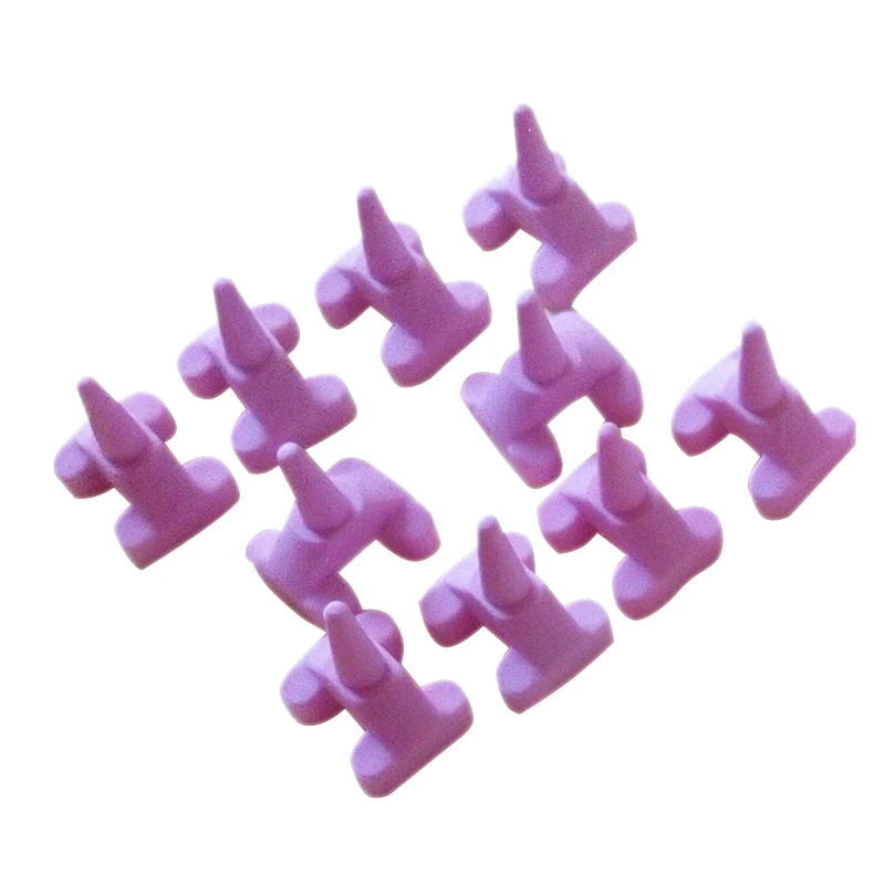 

10pcs Ceramic Firing Pink Pegs Dental Lab for Single Porcelain Crown Oven Tray