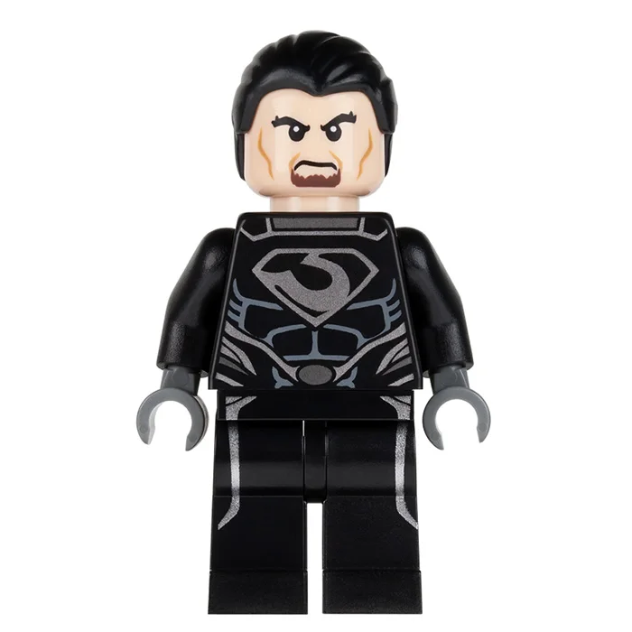 

Single Sale SH078 Superman Man of Steel GENERAL ZOD with Black Cape minifig Super Heroes Assemble Building Blocks Kids Toys Gift