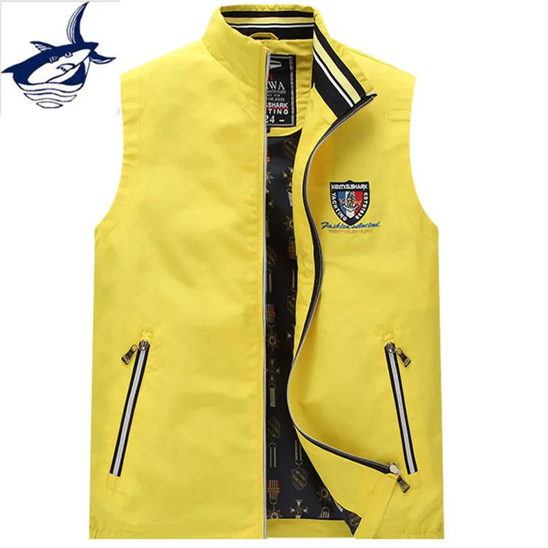 

Kenty Shark Brand Clothing Mens Fashion Waistcoat Spring Vests Men 120