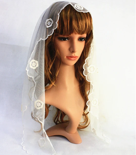 

Catholic Lace Veil Mantillas Church Headwear Coverings Lace Mantilla Wedding Lace Veil