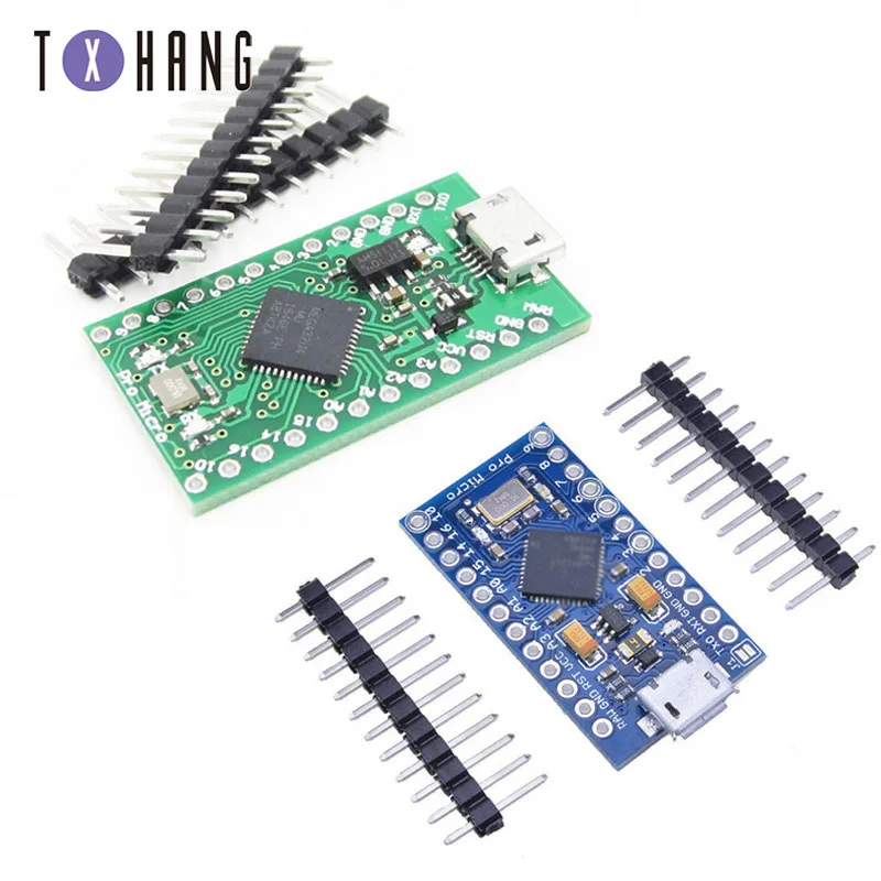 Про микро ATmega32U4 5 V 16 МГц заменить ATmega328 для Arduino Pro Mini с 2 строки заголовка штифт