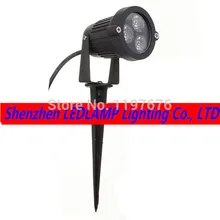 Газонные лампы DC12V/AC110V 220 V светодиодный омывающий прожектор 9 Вт Водонепроницаемый уличные садовые фонари, белый, красный, зеленый, синий