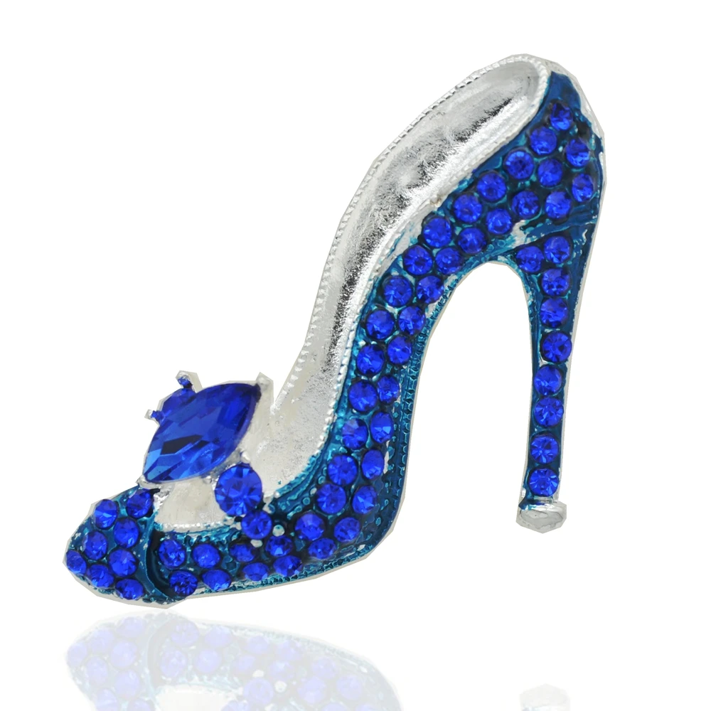 royal blue diamante shoes