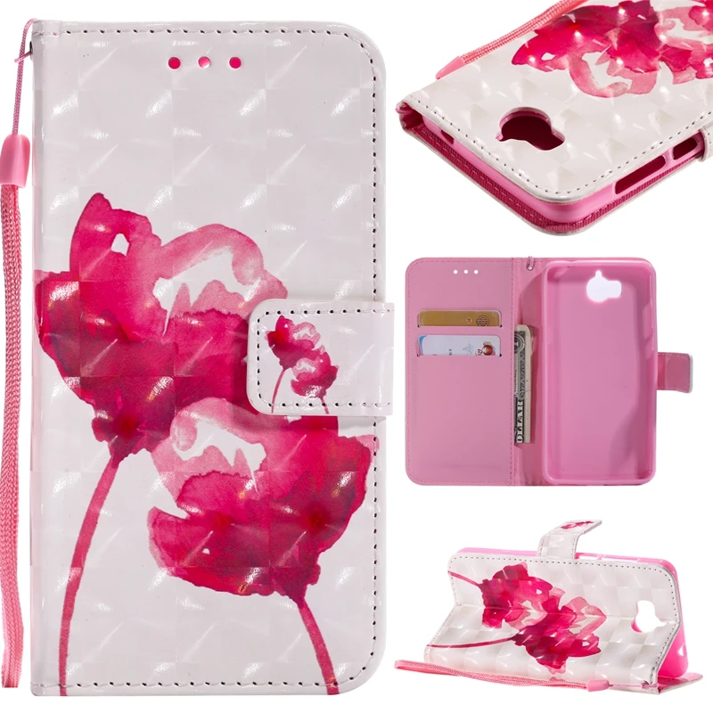 

sFor Etui Huawei Y5 2017 Case Flip Leather Wallet Card Slot Phone Cases For Coque Huawei Y5 2017 Cover