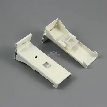 

10 Pieces L Shape Curtain Track Bracket Curtain Track Brace 58x20x25mm