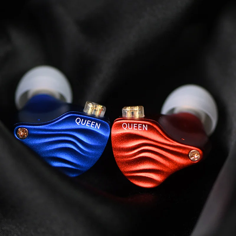 Наушники вкладыши TFZ QUEEN HIFI с монитором динамические наушники IEM со съемными