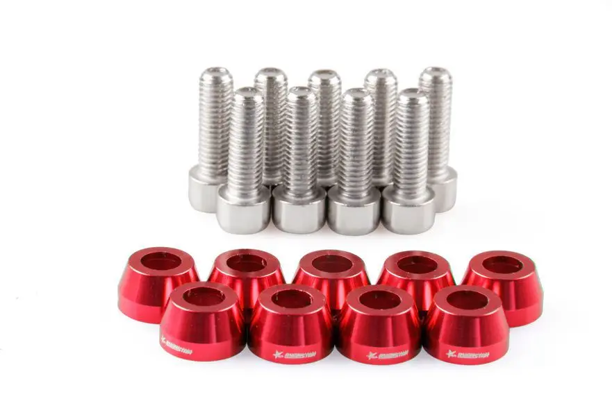 Магазин Kylin 2015 Новый Ryanstar M8 X 1 25 4CYL заголовок болты коллектора + M6X20MM шайба