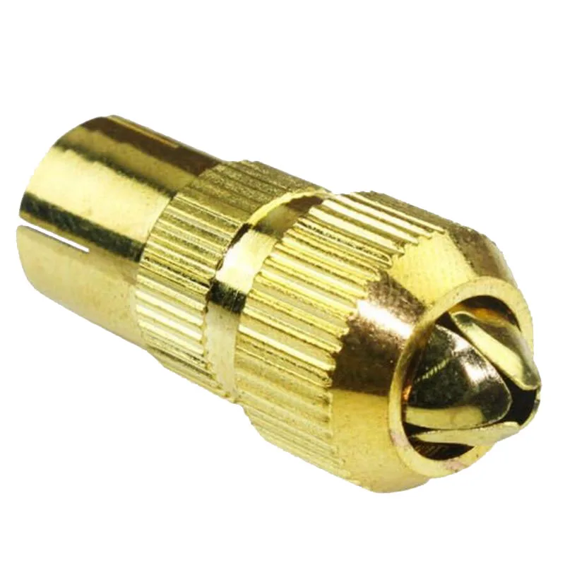 

10Pcs RF Antenna CATV TV FM Coax Cable PAL Female Jack Plug Connector Adapter Gold-plated