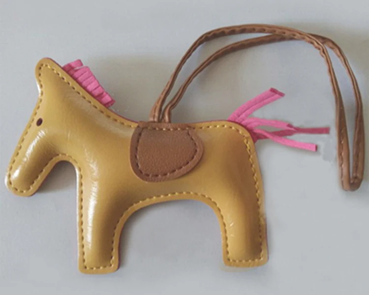 Очаровательная цепочка для ключей из искусственной кожи в виде лошади, кольцо-держатель, брелоки с животными, сумка для ключей, креативные ювелирные изделия, сувенир для женщин, подарок R247