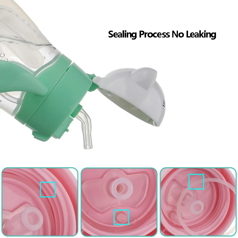 Baby Training Cups Kid Cute Water Feeding Handle Bottle BPA Free Toddler Sippy Leak-Proof Drinker Infant Learning Kettle MY0044 (6)