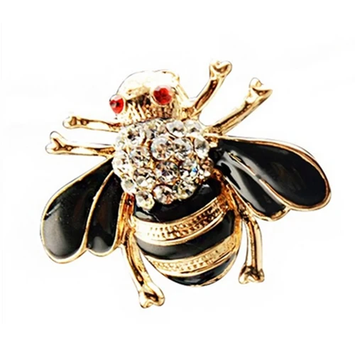 

Women Vintage Brooch Bee Brooch Alloy And Brooch Black