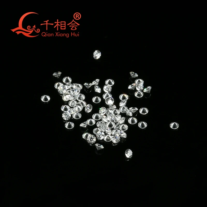 0.5ct  0.8-2.9mm HPHT Lab Created Man Made diamond DF white color Looks Like Diamond