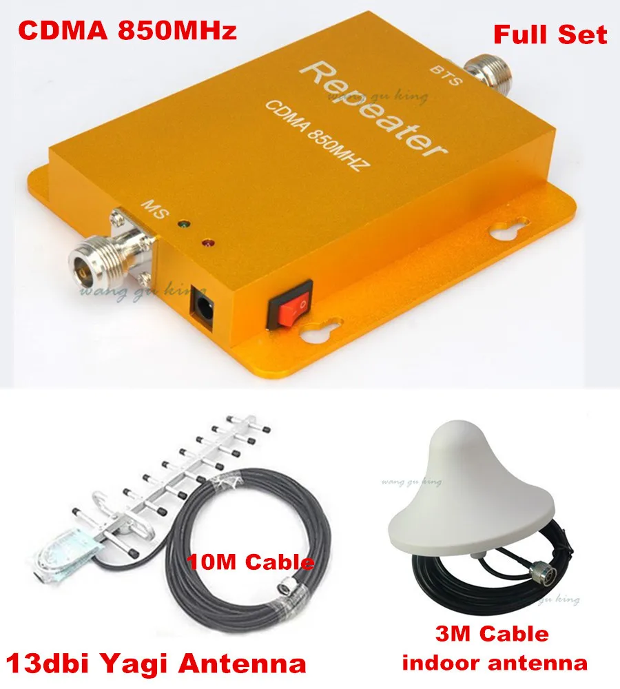 

Newest Gain 60dbi GSM 850MHZ CDMA 850 Cell Phone Signal Booster +13db Yagi Antenna! CDMA Mobile Phone Repeater Amplifier Booster