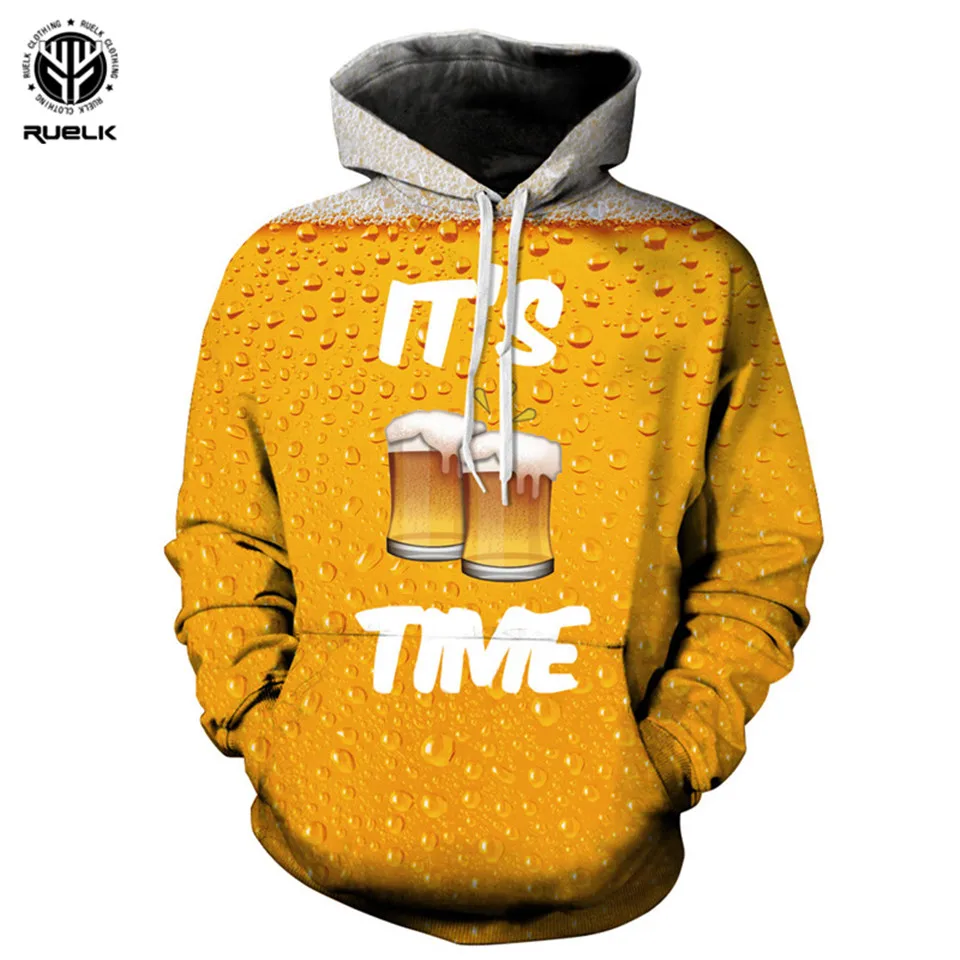 

RUELK 2018 Matching Couple Hoodies Thin 3D Printed Pullover Men Women Unisex High Quality Men Tracksuits Multiple Styles