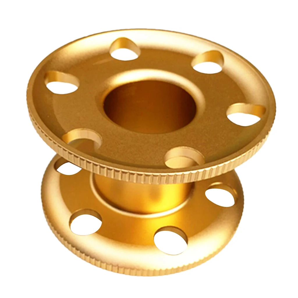 Durable Aluminum Scuba Diving Dive Finger Spool Snorkeling Guide Line Reel for Underwater Sports Accessories 