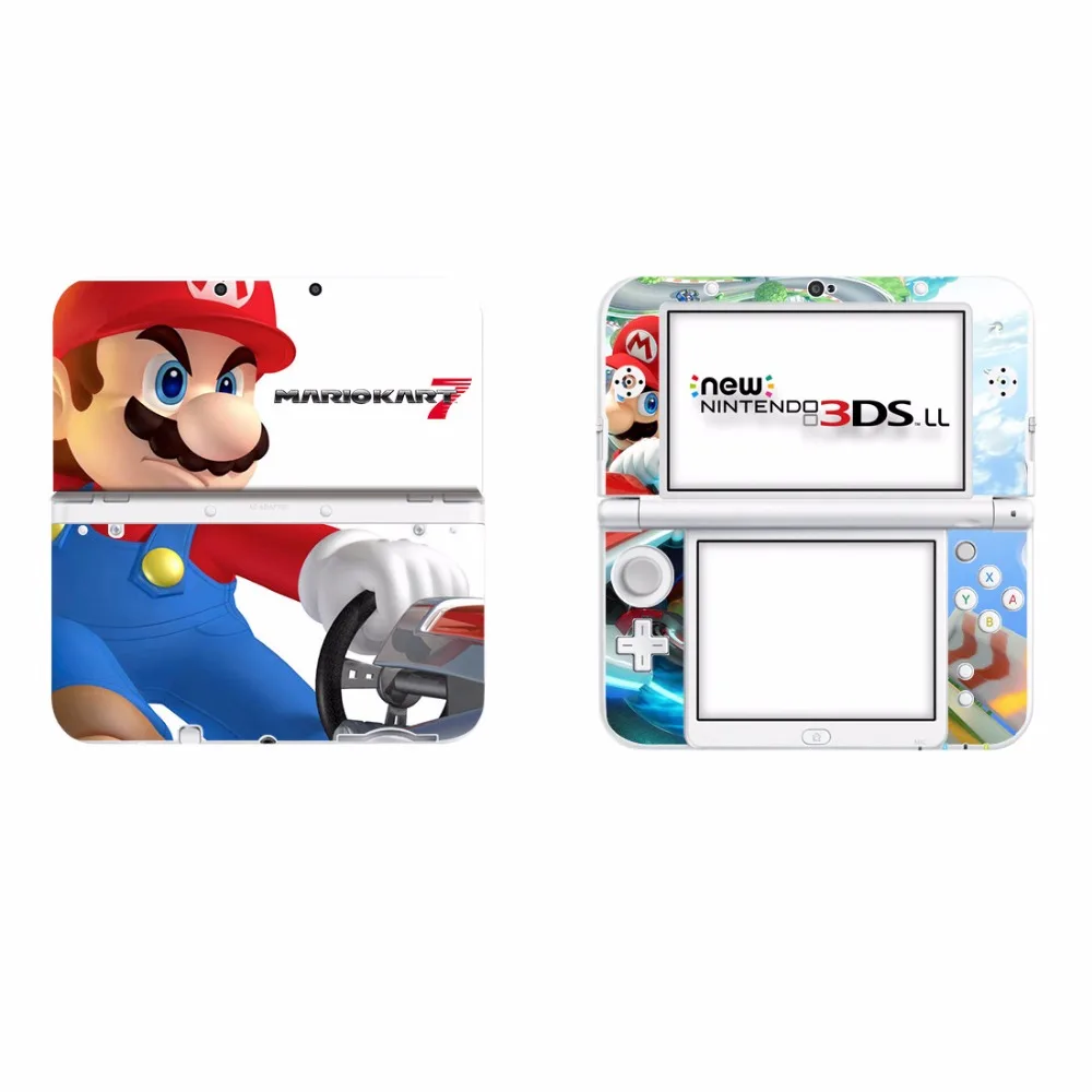 Виниловая наклейка на обложку Super Mario для NEW 3DS XL, защитная пленка s для NEW 3DS LL